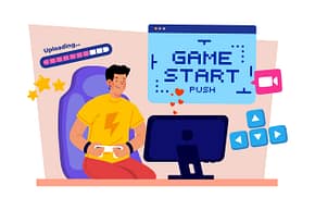 Boy gaming