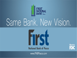 TCS-Jennifer-6 First National Bank of Pasco advertisement with updated branding.